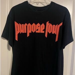 OFFICAL 2016 JUSTIN BIEBER PURPOSE TOUR T-shirt